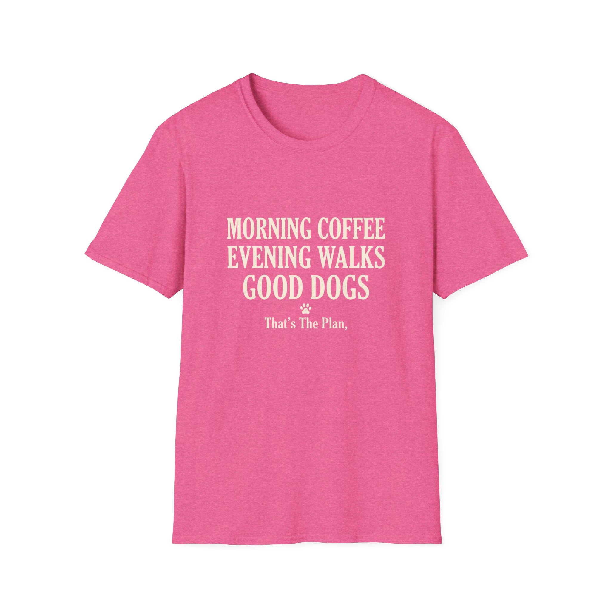 Morning Coffee Evening Walks T-Shirt