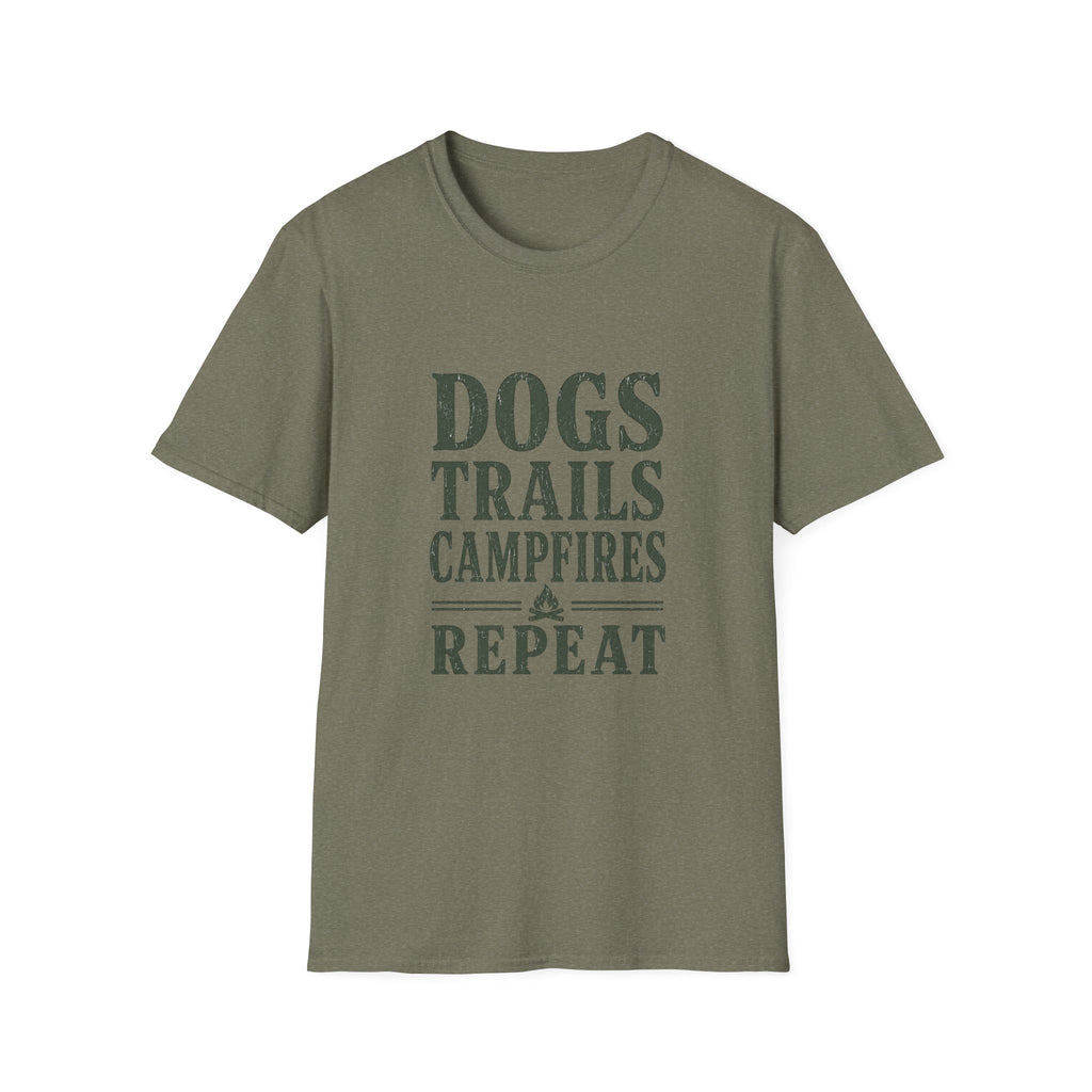 Dogs Trails Repeat T-Shirt