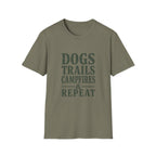 Dogs Trails Repeat T-Shirt