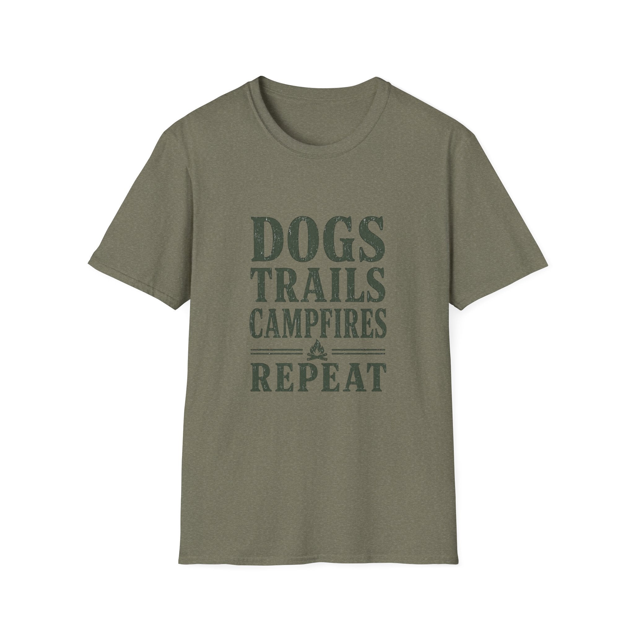 Dogs Trails Repeat T-Shirt