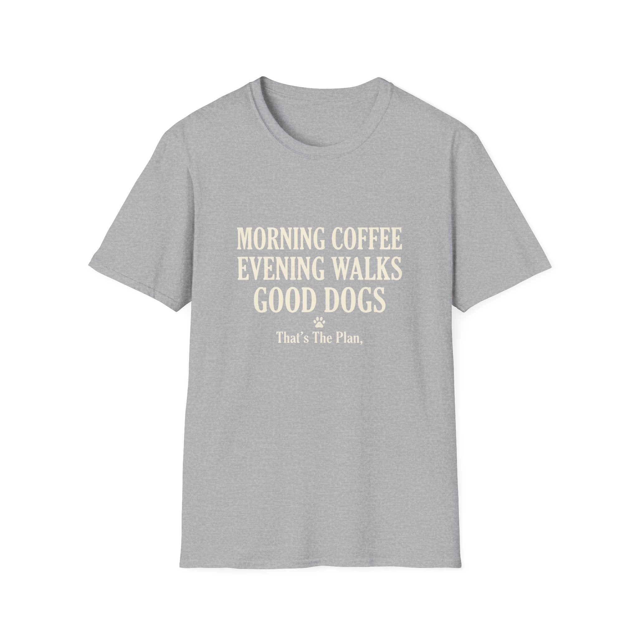 Morning Coffee Evening Walks T-Shirt