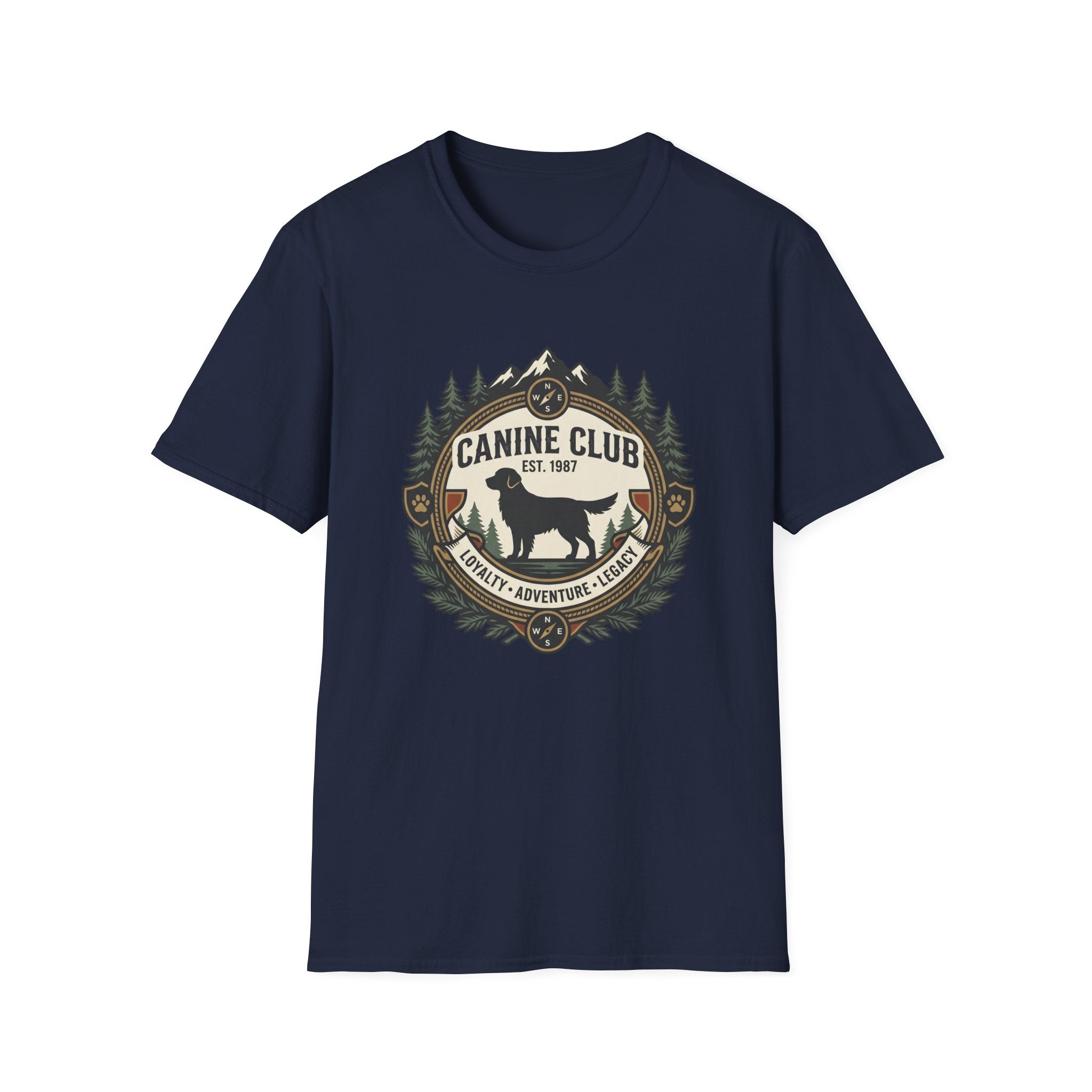 My Co-Pilot Has Paws Golden Retriever T-Shirt
