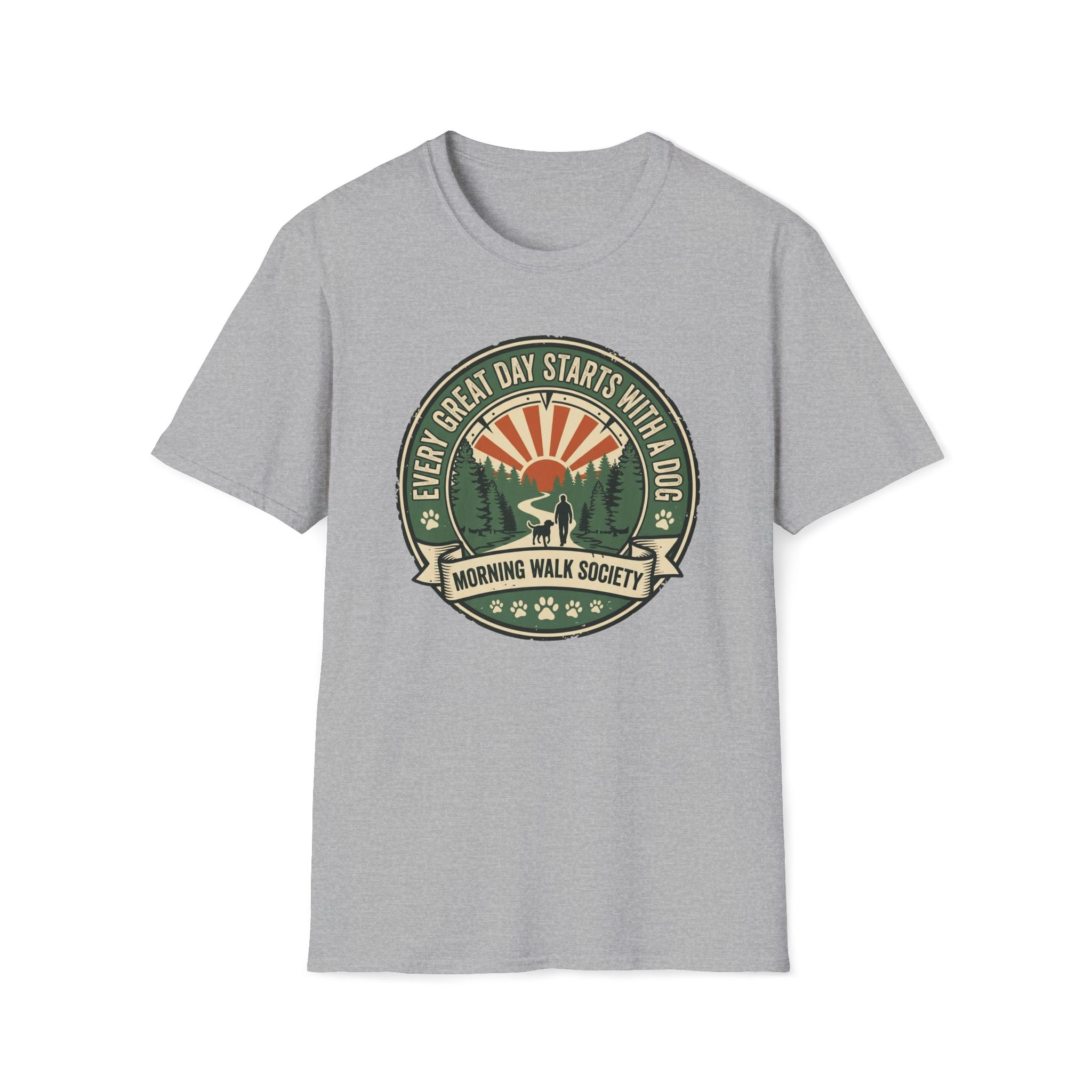 Every Great Day Starts With A Dog T-Shirt