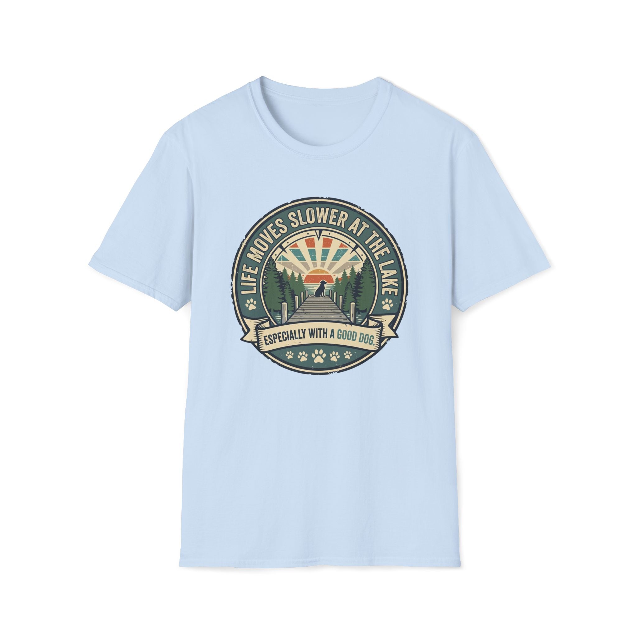 Life Moves Slower At The Lake T-Shirt