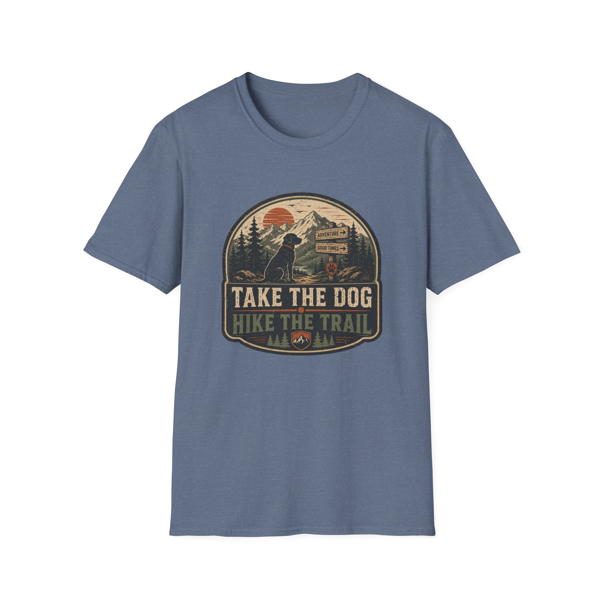 Take The Dog Hike The Trail T-Shirt