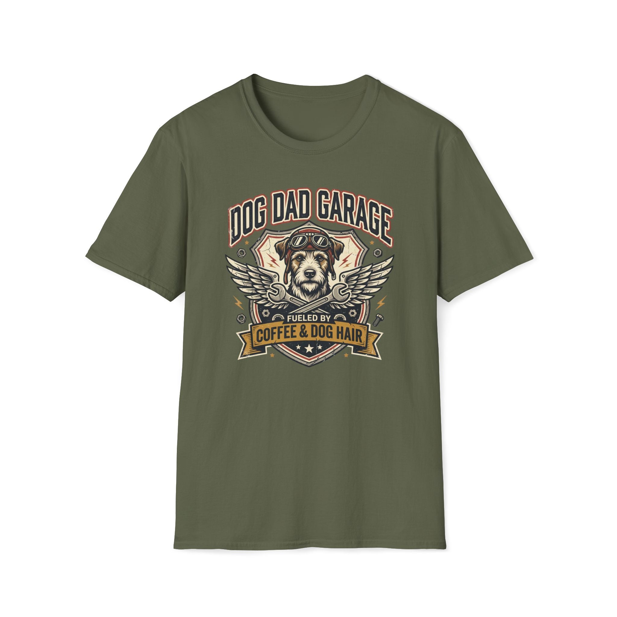 Dog Dad Garage T-Shirt